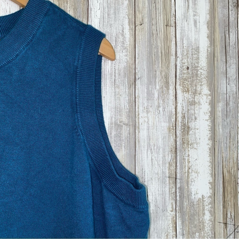 Lane Bryant Turquoise Sleeveless Sweater Shell Knit Top Women’s 22/24 Blue - Picture 3 of 6
